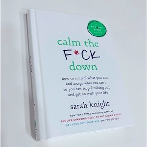 🔥5/$20 Calm the F*** Down Hardcover Book